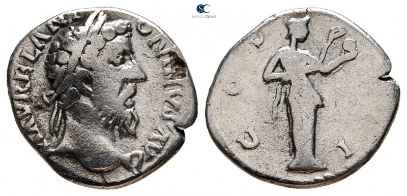 Eastern Europe. Imitation of Marcus Aurelius AD 138-161. 
Denarius AR

17 mm....