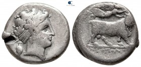 Campania. Neapolis circa 300-275 BC. Nomos AR