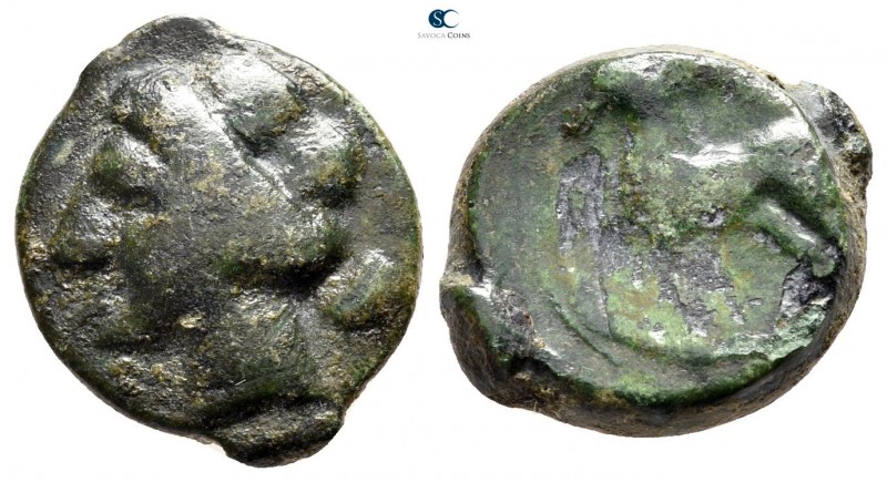 Sicily. Eryx (?) circa 400-300 BC. 
Onkia Æ

16 mm., 3,64 g.



nearly ve...