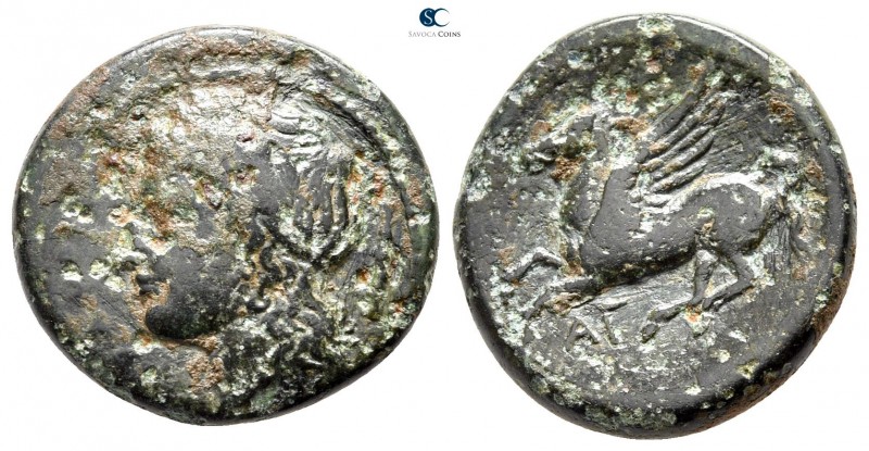 Sicily. Syracuse. Agathokles 317-289 BC. 
Bronze Æ

17 mm., 4,54 g.



ne...