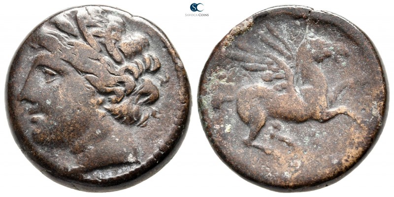 Sicily. Syracuse. Hieron II 275-215 BC. 
Bronze Æ

23 mm., 11,80 g.



ve...