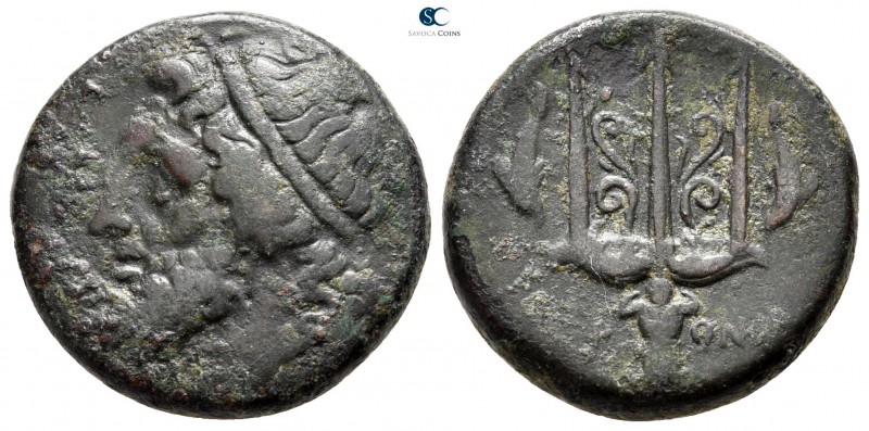 Sicily. Syracuse. Hieron II 275-215 BC. 
Litra Æ

21 mm., 8,19 g.



very...