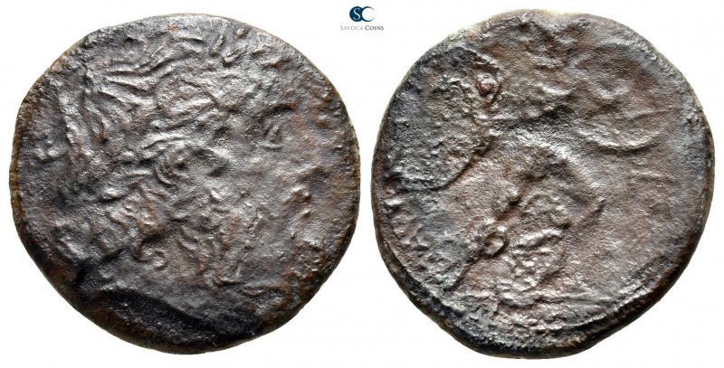 Sicily. Syracuse 220-200 BC. 
Pentonkion Æ

25 mm., 6,89 g.



fine