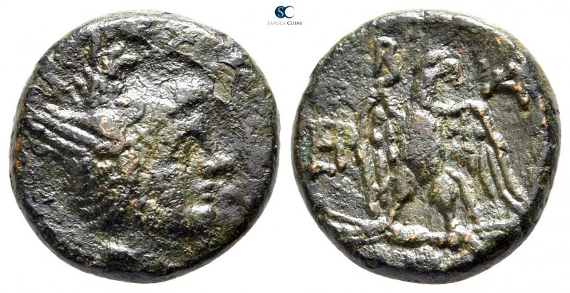 Kings of Macedon. Perseus 179-168 BC. 
Bronze Æ

18 mm., 6,59 g.



nearl...
