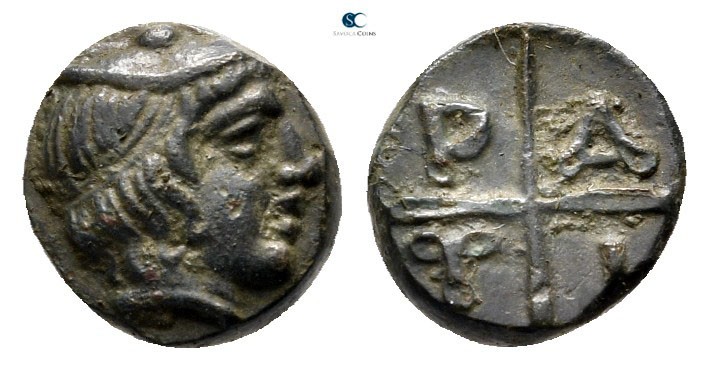 Macedon. Tragilos circa 450-380 BC. 
Bronze Æ

8 mm., 0,79 g.



very fin...