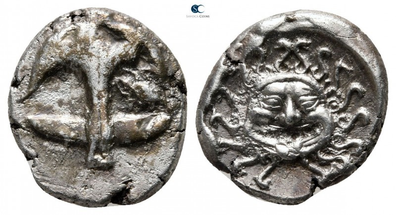 Thrace. Apollonia Pontica circa 400-380 BC. 
Drachm AR

15 mm., 3,42 g.


...