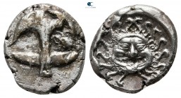 Thrace. Apollonia Pontica circa 400-380 BC. Drachm AR