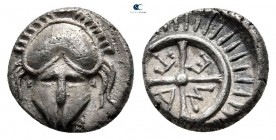 Thrace. Mesembria circa 420-320 BC. Diobol AR
