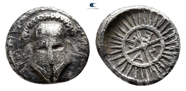 Thrace. Mesembria circa 400-350 BC. 
Obol AR

7 mm., 0,50 g.



very fine