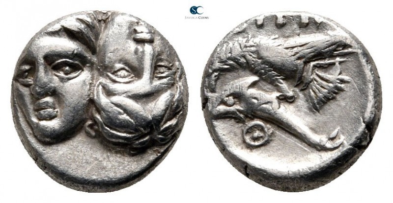 Moesia. Istrus circa 400-300 BC. 
1/4 Drachm AR

10 mm., 1,31 g.



very ...