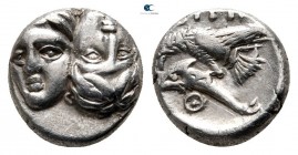 Moesia. Istrus circa 400-300 BC. 1/4 Drachm AR