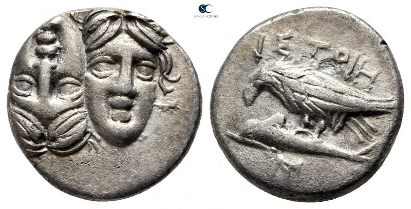 Moesia. Istrus circa 400-350 BC. 
Drachm AR

18 mm., 5,15 g.



very fine