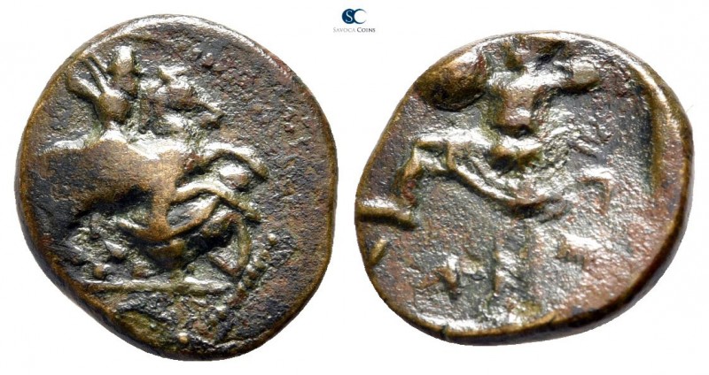 Thessaly. Pelinna 425-350 BC. 
Chalkous Æ

15 mm., 2,14 g.



very fine