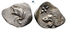 Mysia. Kyzikos circa 480-450 BC. Hemiobol AR