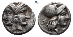 Mysia. Lampsakos 390-330 BC. Trihemiobol AR