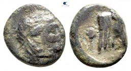 Lesbos. Mytilene 400-350 BC. Bronze Æ