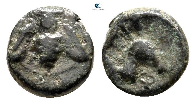 Ionia. Ephesos circa 405-390 BC. 
Bronze Æ

8 mm., 0,70 g.



nearly very...