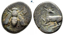 Ionia. Ephesos circa 390-320 BC. Bronze Æ