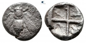 Ionia. Ephesos circa 350-325 BC. Hemidrachm AR