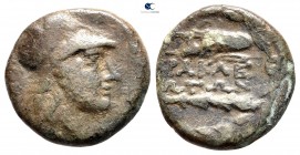 Ionia. Herakleia ad Latmon circa 200-100 BC. Bronze Æ