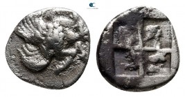 Ionia. Klazomenai 480-400 BC. Diobol AR