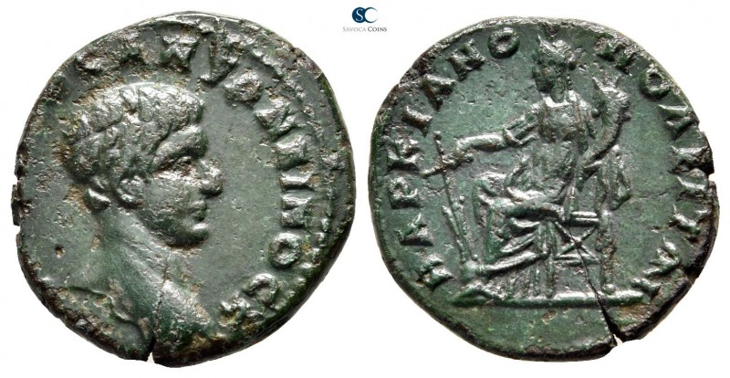 Moesia Inferior. Marcianopolis. Diadumenian as Caesar AD 217-218. 
Diassarion Æ...