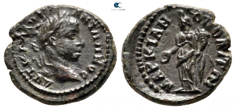 Moesia Inferior. Marcianopolis. Elagabalus AD 218-222. 
Bronze Æ

17 mm., 2,6...