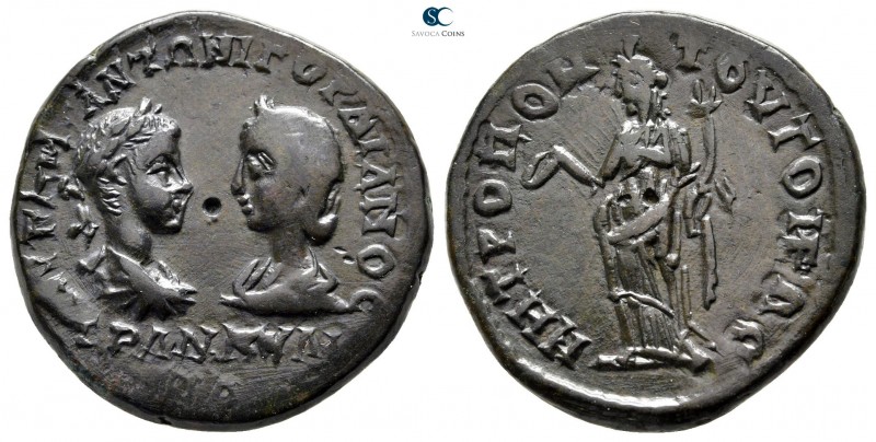 Moesia Inferior. Tomis. Gordian III with Tranquillina AD 238-244. 
Bronze Æ

...