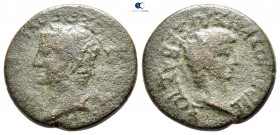 Macedon. Edessa. Augustus with Tiberius 27 BC-AD 14. Bronze Æ