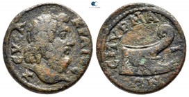 Ionia. Smyrna. Pseudo-autonomous issue AD 193-235. Time of the Severans. Bronze Æ