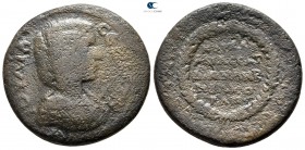 Lydia. Sardeis. Julia Domna, wife of Septimius Severus AD 193-217. Bronze Æ