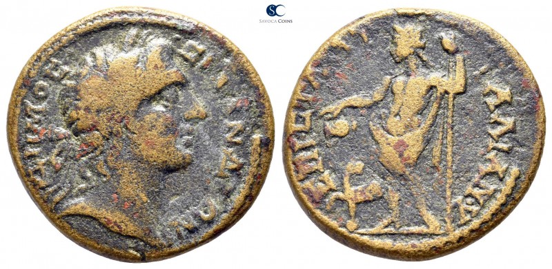 Lydia. Silandos. Pseudo-autonomous issue circa AD 161-192. ΣΤΑ- ΑΤΤΑΛΙΑΝΟΣ (Sta-...