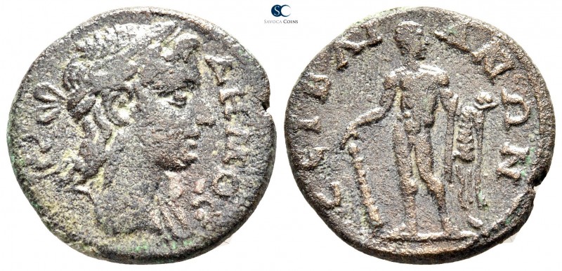 Phrygia. Siblia. Pseudo-autonomous issue AD 198-217. Time of Caracalla
Bronze Æ...