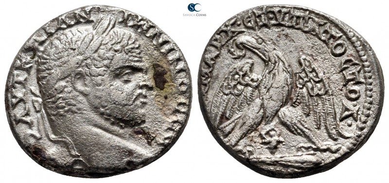 Phoenicia. Tyre. Caracalla AD 198-217. Struck AD 213-217
Tetradrachm AR

25 m...