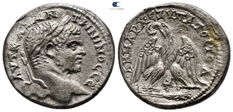 Phoenicia. Tyre. Caracalla AD 198-217. Struck AD 213-217
Tetradrachm AR

27 m...