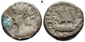Egypt. Alexandria. Nero AD 54-68. Dated RY 13=AD 66-67. Billon-Tetradrachm