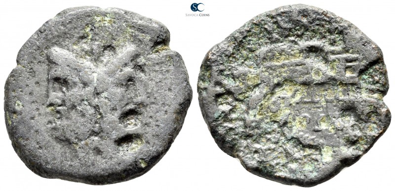 L. Calpurnius Piso Frugi 90 BC. Rome
As Æ

26 mm., 10,13 g.



nearly ver...