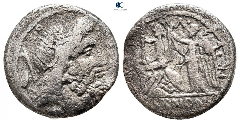 M. Nonius Sufenas 59 BC. Rome
Denarius AR

16 mm., 3,49 g.



nearly very...