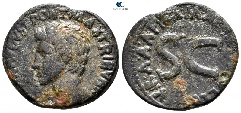Augustus 27 BC-AD 14. Rome
As Æ

27 mm., 6,12 g.



very fine