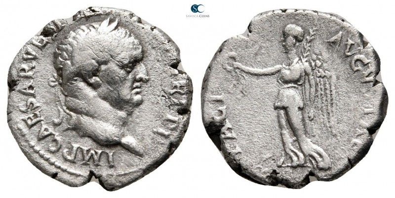 Vespasian AD 69-79. Ephesus
Denarius AR

17 mm., 2,55 g.



nearly very f...