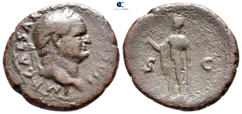 Vespasian AD 69-79. Rome
As Æ

28 mm., 9,92 g.



very fine