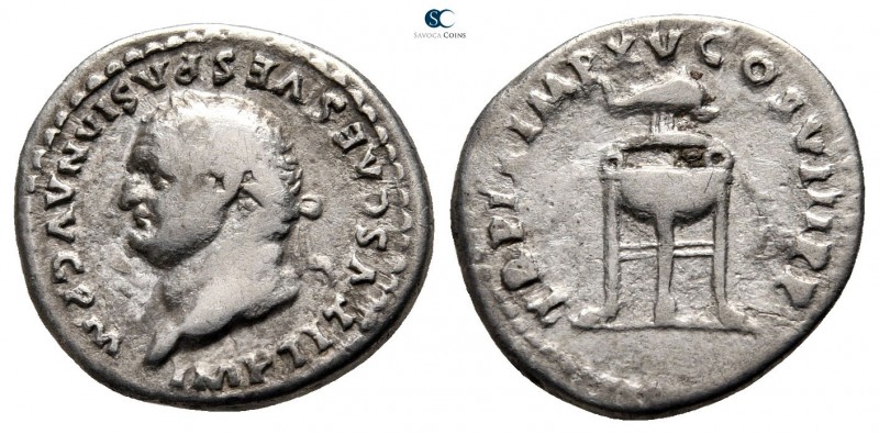 Titus, as Caesar AD 76-78. Rome
Denarius AR

18 mm., 2,97 g.



very fine