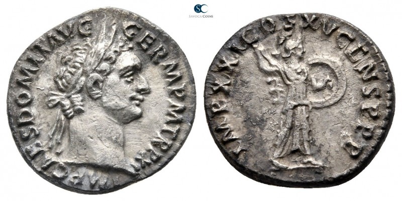 Domitian AD 81-96. Rome
Denarius AR

17 mm., 3,36 g.



very fine