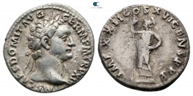 Domitian AD 81-96. Rome. Denarius Æ
