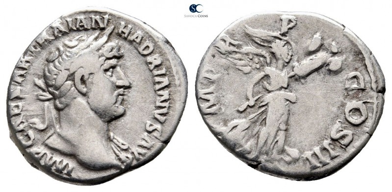 Hadrian AD 117-138. Rome
Denarius AR

18 mm., 3,54 g.



very fine