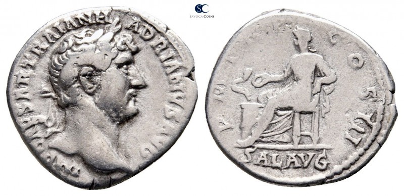 Hadrian AD 117-138. Rome
Denarius AR

18 mm., 3,09 g.



very fine