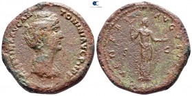 Faustina I (Augusta) AD 138-141. Rome. Sestertius Æ