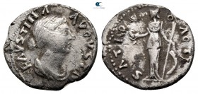AD 147-175. Imitating Faustina II Junior . Denarius AR