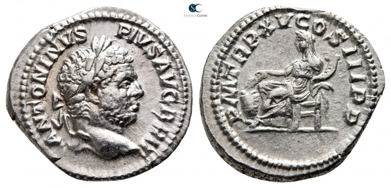 Caracalla AD 198-217. Rome
Denarius AR

20 mm., 3,12 g.



good very fine