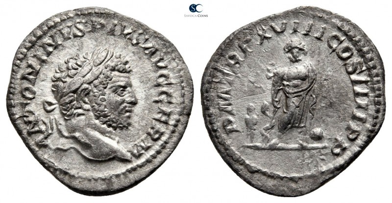 Caracalla AD 198-217. Rome
Denarius AR

18 mm., 2,69 g.



very fine